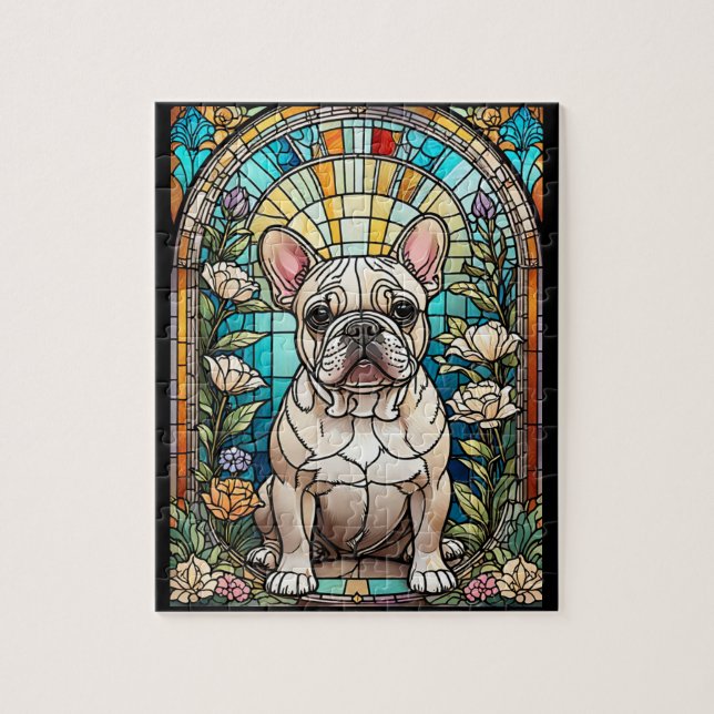 Puzzle Bulldog francés (Vertical)
