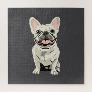 Puzzle Bulldog Francés Crema,