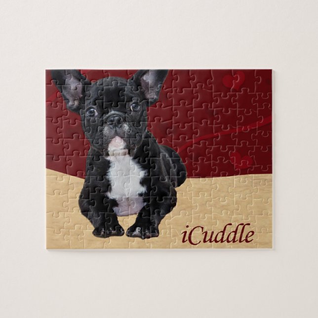 Puzzle bulldog francés del iCuddle (Horizontal)