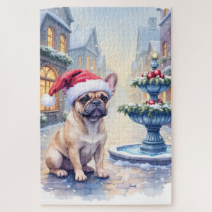 Puzzle Bulldog Francés Fuente de la Ciudad Nevada Santa N