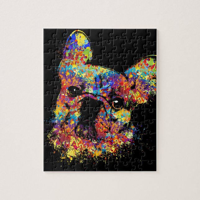 Puzzle Bulldog francés - perro de Frenchie (Vertical)