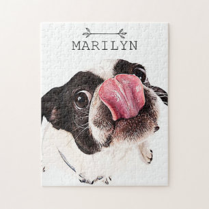 Puzzle Bulldog francés personalizado   Cute Frenchie