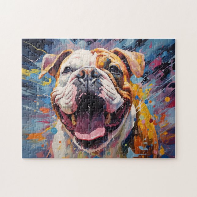 Puzzle Bulldog inglés (Horizontal)