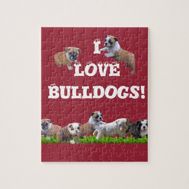Puzzle Bulldog inglés (Vertical)