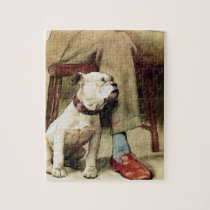 Puzzle Bulldog inglés por su lado máster