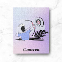 Bullseye de tiro con arco y el nombre del gradient