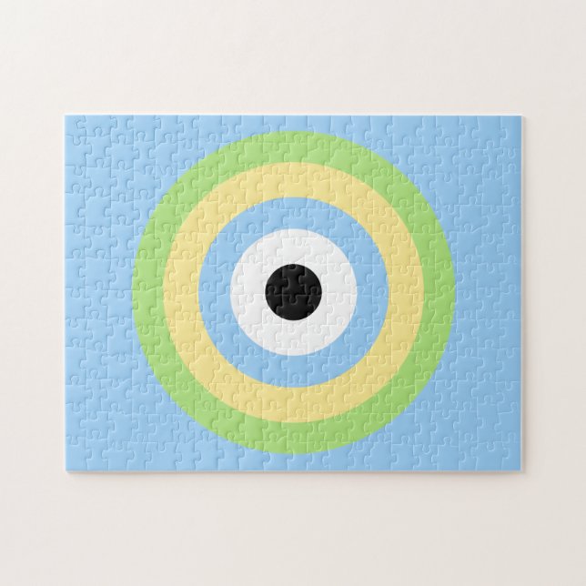 Puzzle Bulseye de la combinación verde de Shirley Taylor (Horizontal)