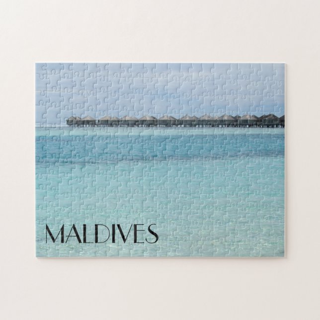 Puzzle bungalows de Maldivas (Horizontal)