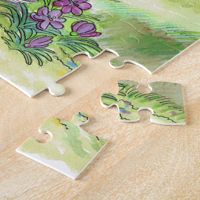 Puzzle Bunny de primavera (Lado)