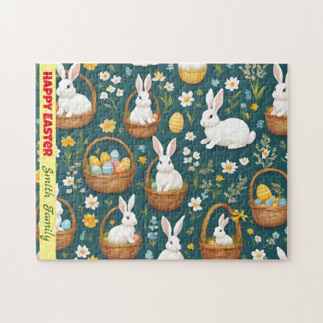 Puzzle Bunny Easter Modern Collection (Horizontal)