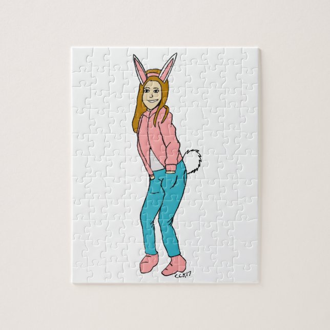 Puzzle bunnygirl (Vertical)