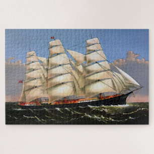 Puzzle Buque Clíper Tres Hermanos 1875