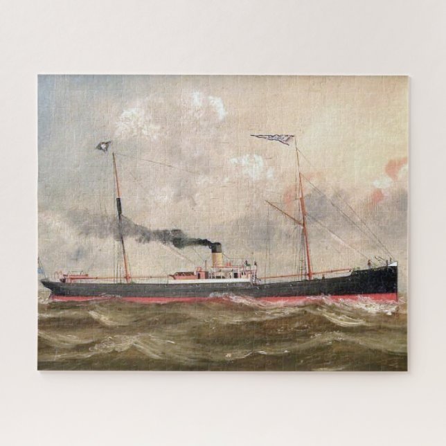 Puzzle Buque de vapor Louise siglo XIX (Horizontal)