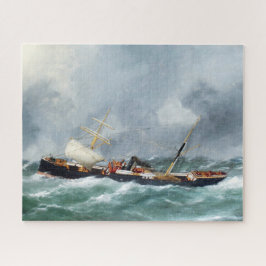 Puzzle Buque de vela de vapor Finsbury 1881