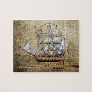 Puzzle Buque de vela ruso