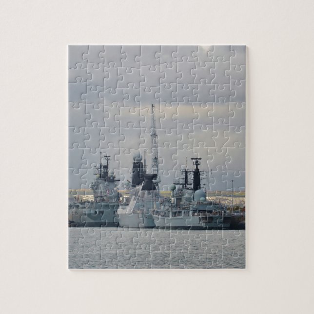Puzzle Buques de guerra en Portsmouth (Vertical)