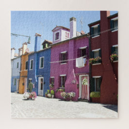 Puzzle Burano Colorido En Venecia, Italia
