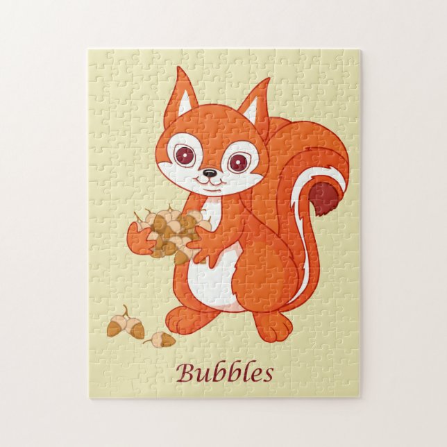 Puzzle Burbujas la Ardilla Útil (Vertical)