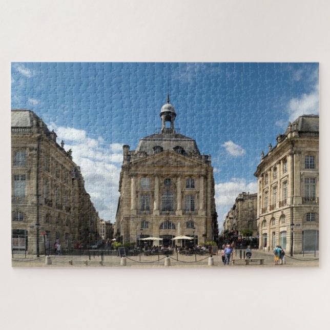 Puzzle Burdeos, Place de la Bourse. (Horizontal)