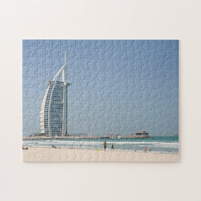 Puzzle Burj Al Arab desde Sunset Beach, Dubai (Horizontal)