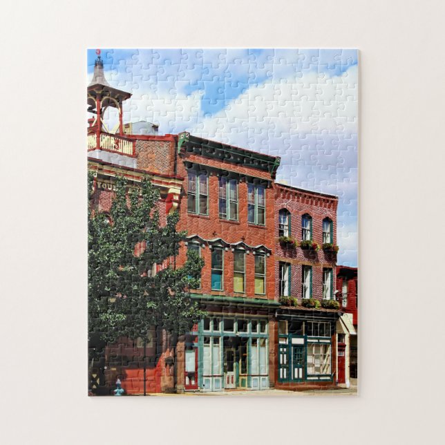 Puzzle Burlington NJ - Calle en el distrito histórico (Vertical)