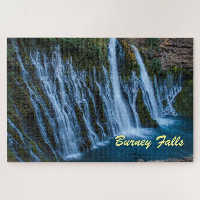 Puzzle Burney Falls Magnet (Horizontal)