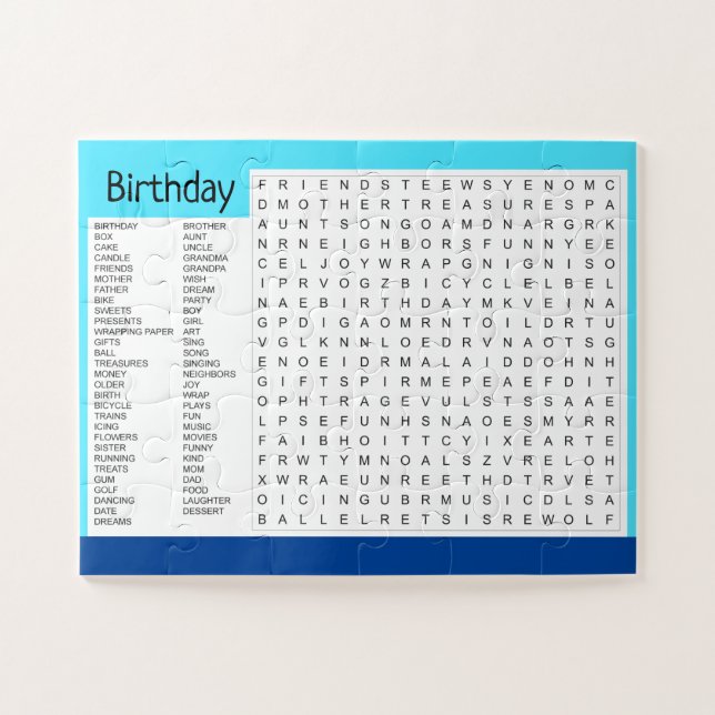Puzzle Buscar Las Palabras (Horizontal)