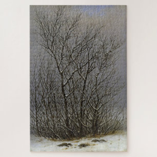 Puzzle Bushes en la nieve - Caspar David Friedrich