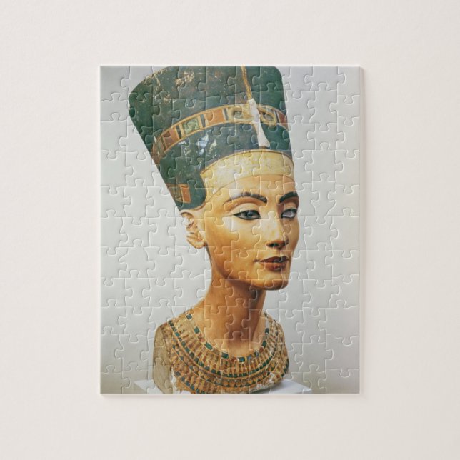 Puzzle Busto de la reina Nefertiti, del estudio del sc (Vertical)