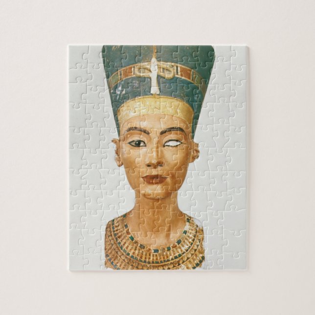 Puzzle Busto de la reina Nefertiti, vista delantera, del (Vertical)