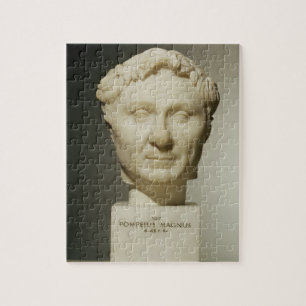 Puzzle Busto de Pompey (106-48 A.C.) c.60 A.C. (mármol)