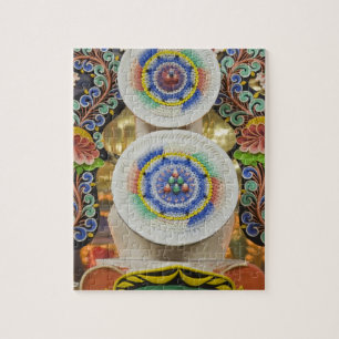 Puzzle Bután. Pasteles ceremoniales hechos por monjes ado