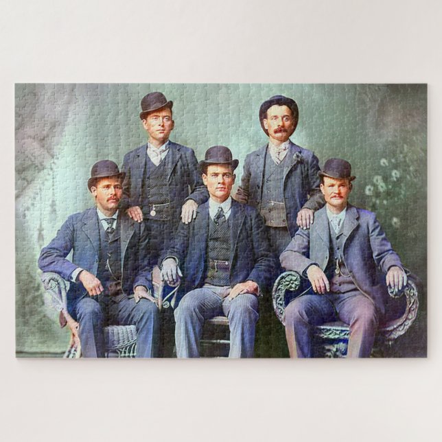 Puzzle Butch Cassidy & Sundance Kid Gang Color Redux (Horizontal)