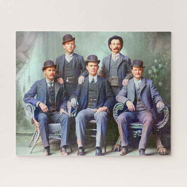 Puzzle Butch Cassidy & Sundance Kid Gang Color Redux (Horizontal)