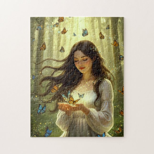 Puzzle Butterfly Goddess (Vertical)