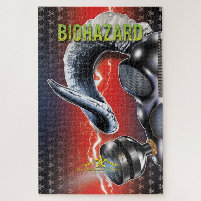PUZZLE ¡BW! ¡ADVERTENCIA DE BIOPELIGRO! CALAVERA (Vertical)