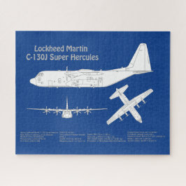 Puzzle C-130 Hércules - Planes de Planes de Plano de Plan