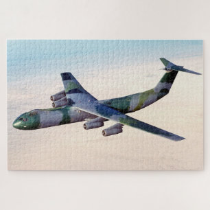 Puzzle C-141 Starlifter Avión de transporte estratégico m