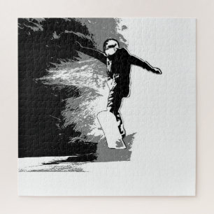 Puzzle Cabalgata libre - Snowboarder