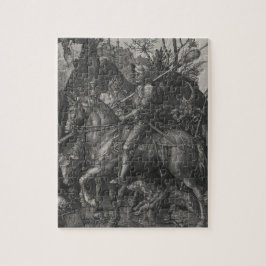 Puzzle Caballero, muerte y el diablo por Albrecht Durer