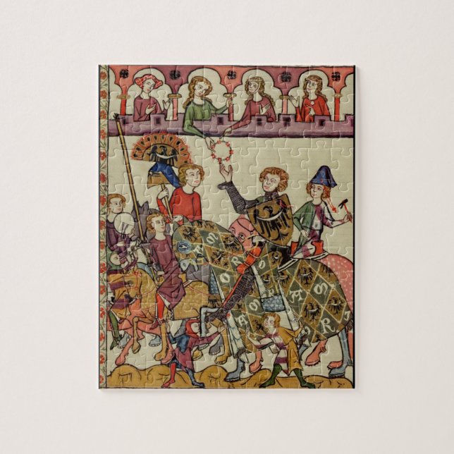 Puzzle Caballero victorioso, siglo XIV (Vertical)