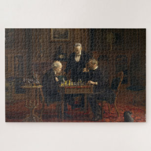 Puzzle Caballeros jugando al ajedrez (Thomas Eakins)