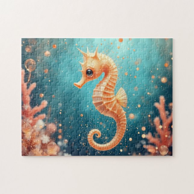 Puzzle Caballito de mar caprichoso (Horizontal)