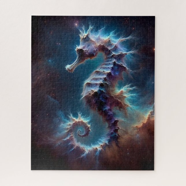 Puzzle caballito de mar espacial (Vertical)