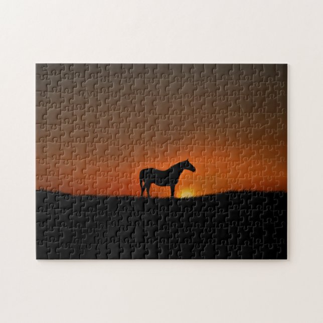 Puzzle Caballo al sol (Horizontal)