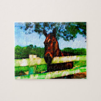 Puzzle Caballo amistoso