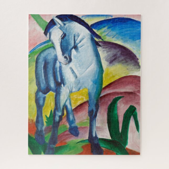 Puzzle Caballo azul Franz Marc (1911) (Vertical)