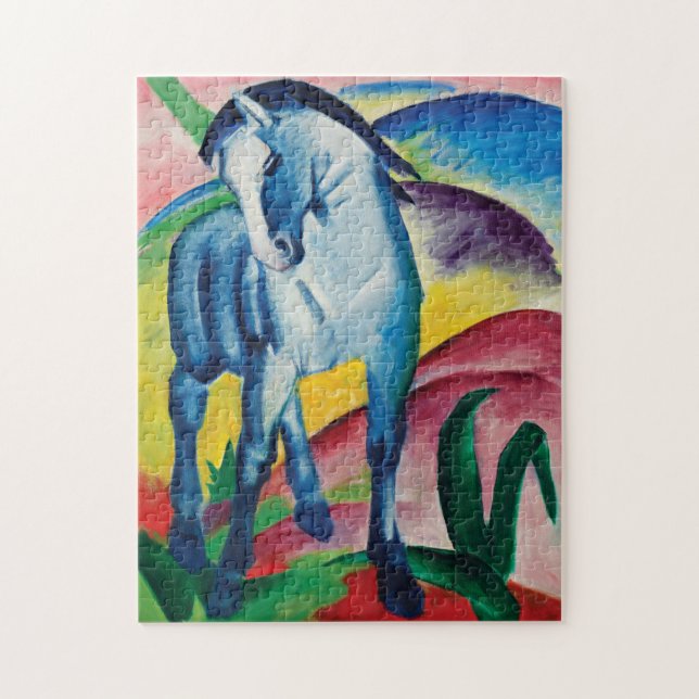 Puzzle Caballo azul I por Franz Marc (Vertical)