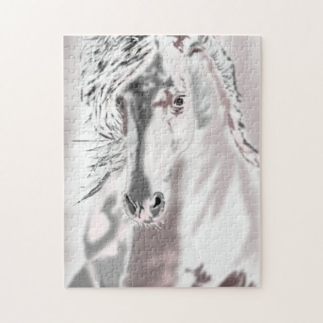 Puzzle Caballo blanco (Vertical)