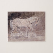 Caballo blanco (por Eugene Delacroix)
